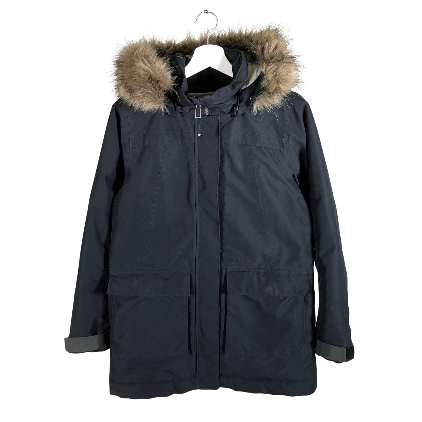 Unisex Didriksons - Toppatakki, koko 158 - 164 - Musta (1)