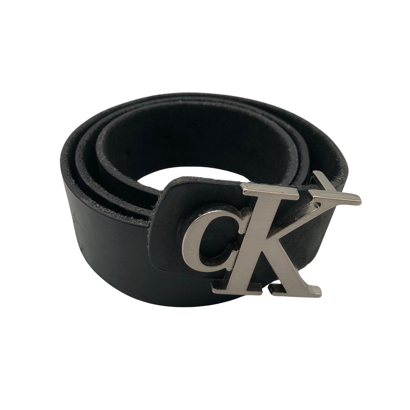 Naisten Calvin Klein - Nahkavyö, koko Ei kokoa - Musta (1)