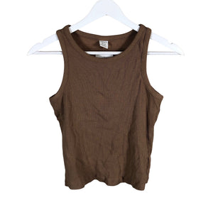 Tyttöjen Lindex - Trikootoppi, koko 164 - 170 - Ruskea (1)