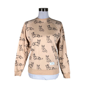 Naisten Riva Clothing - Collegepaita, koko 34 - Beige (1)