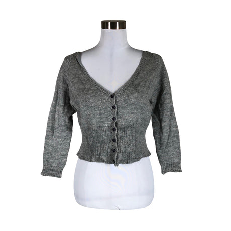 Naisten Handmade - Neuletakki, koko 36 - Harmaa ()