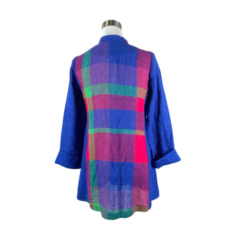 Naisten Aino - Kangastunika, koko 36 - Sininen (2)