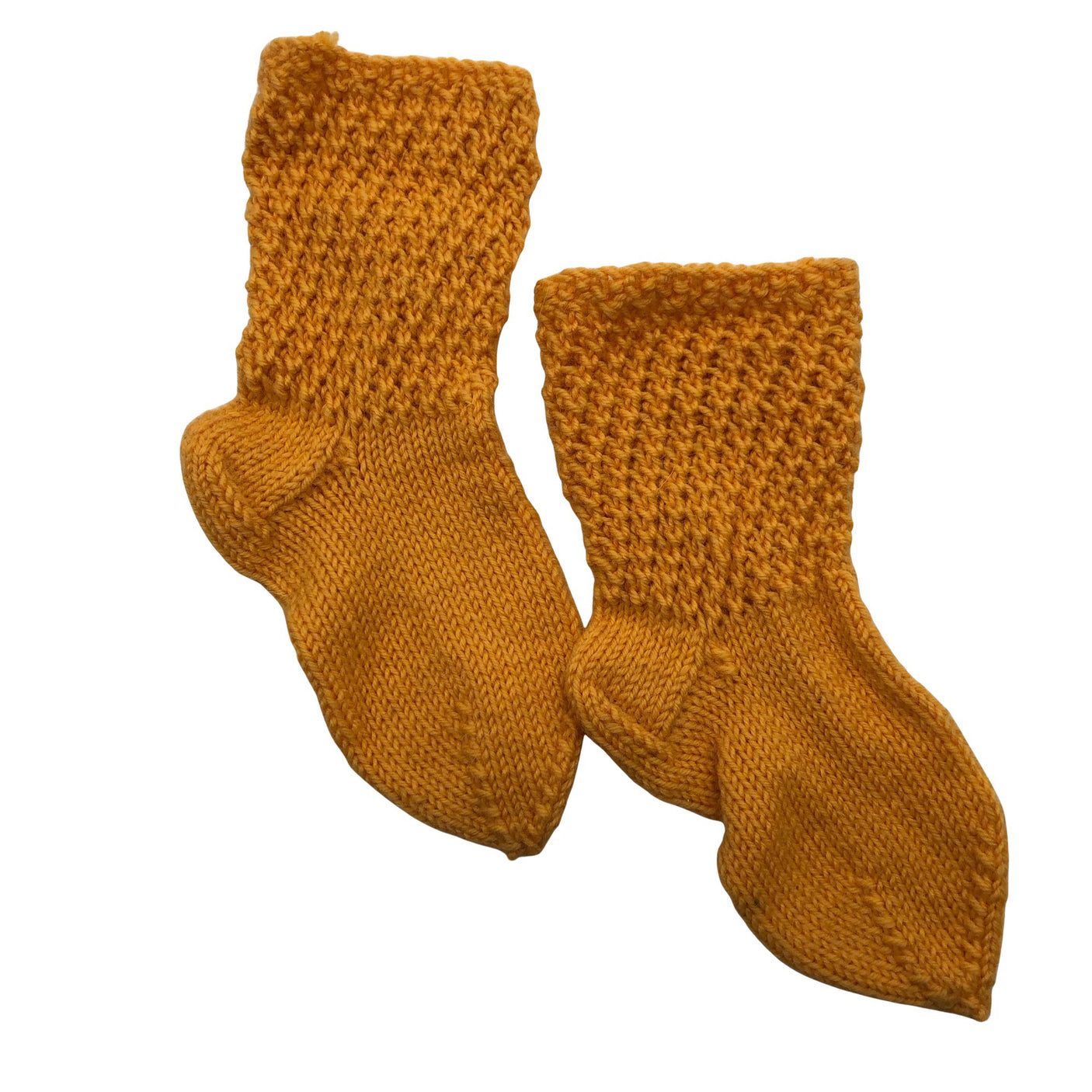 Unisex Handmade - Villasukat, koko 23 - Keltainen (1)