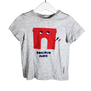 Unisex Jacadi - T-paita, koko 92 - 98 - Harmaa (1)