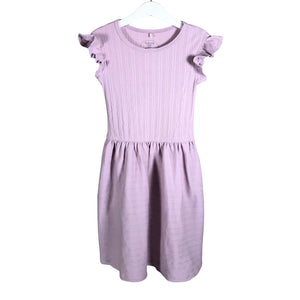 Tyttöjen Metsola - Trikoomekko, koko 134 - 140 - Violetti (1)