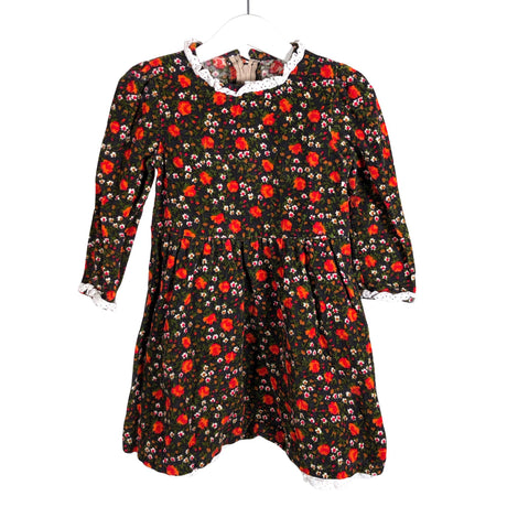 Tyttöjen Handmade - Kangasmekko, koko 98 - 104 - Musta ()