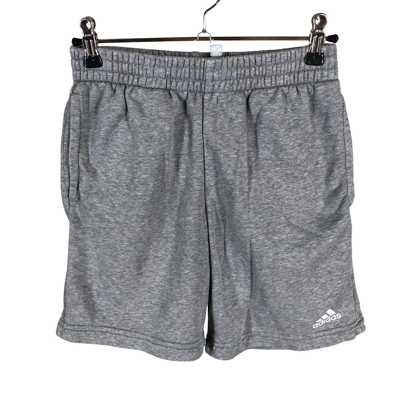Unisex Adidas - Collegeshortsit, koko 146 - 152 - Harmaa (1)
