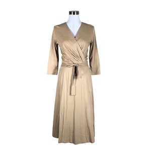 Naisten Ritva Falla - Trikoomekko, koko 36 - Beige (1)