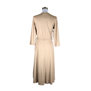 Naisten Ritva Falla - Trikoomekko, koko 40 - Beige (2)