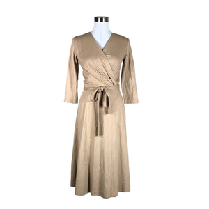 Naisten Ritva Falla - Trikoomekko, koko 34 - Beige (1)