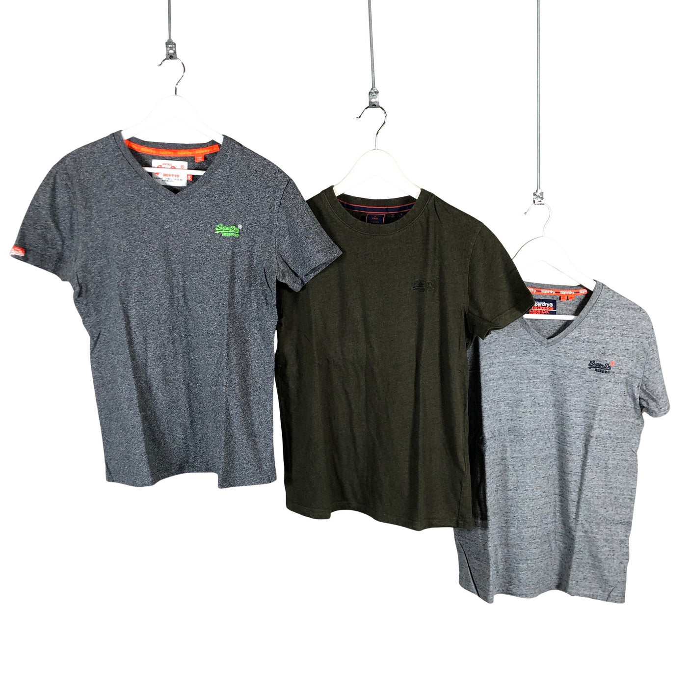 Naisten Superdry - T-paita, koko 36 - Harmaa (1)