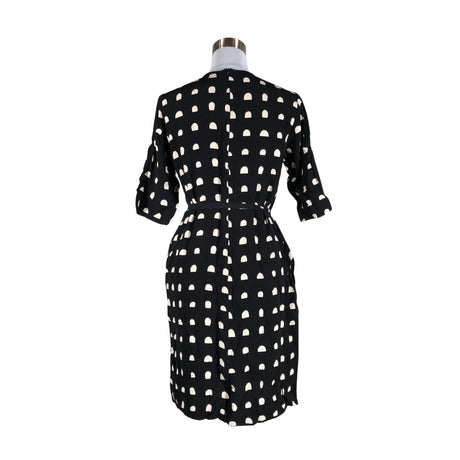 Naisten Marimekko - Sifonkimekko, koko 38 - Musta (2)