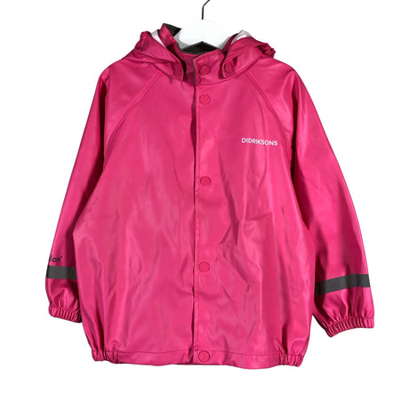 Tyttöjen Didriksons - Sadetakki, koko 104 - 110 - Pinkki ()