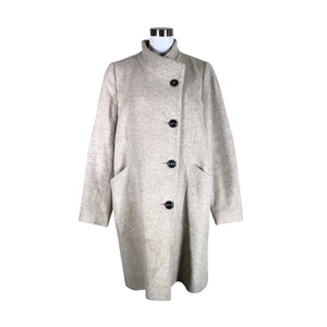 Naisten Dixi Coat - Villakangastakki, koko 40 - Beige (1)