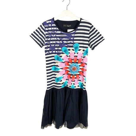 Tyttöjen Desigual - Trikoomekko, koko 146 - 152 - Sininen ()