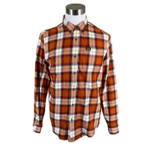 Miesten Superdry - Flanellipaita, koko XL - Oranssi (1)