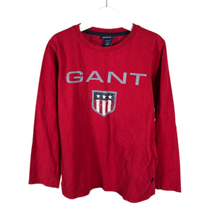 Poikien Gant - Trikoopaita, koko 122 - 128 - Punainen (1)