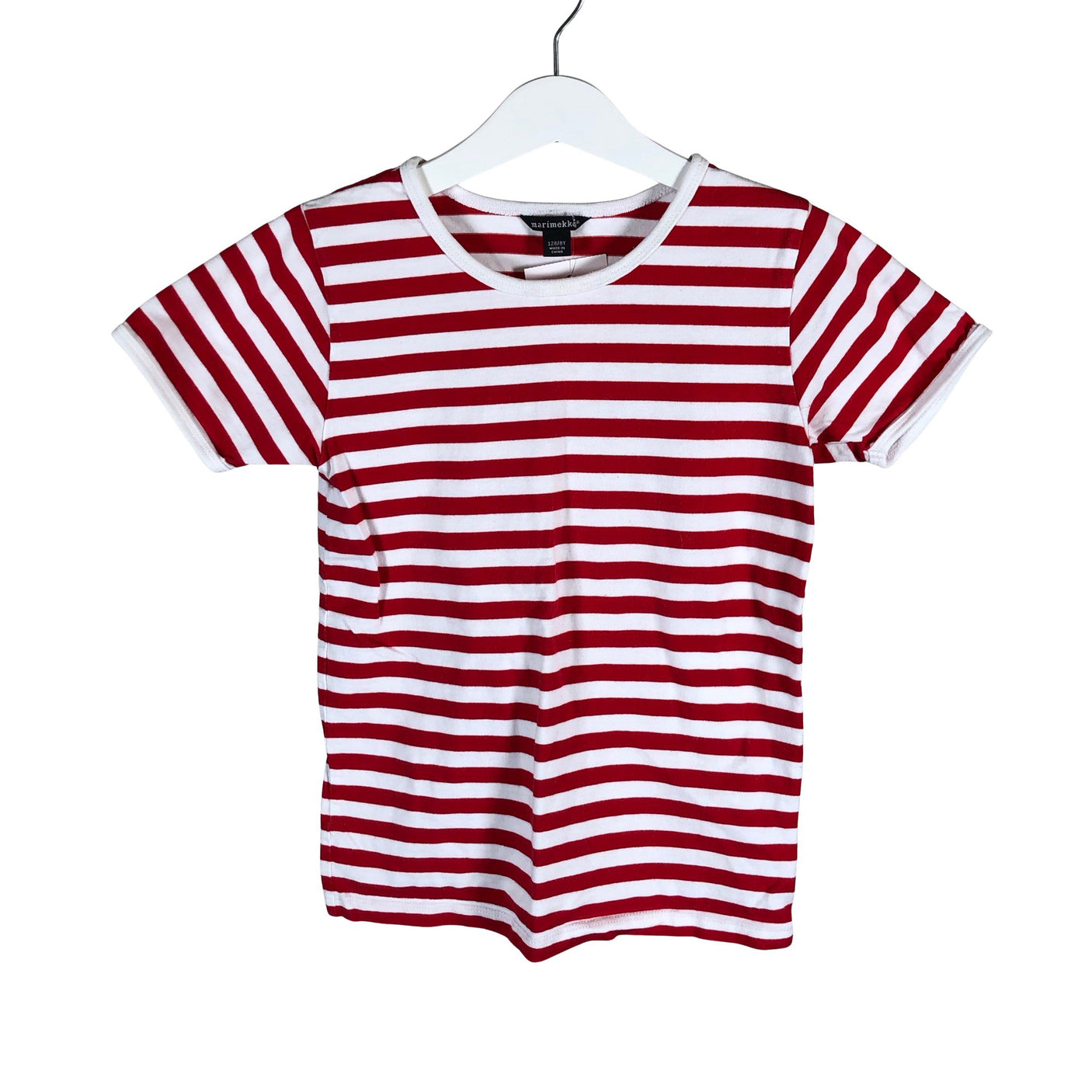 Unisex Marimekko - Trikoopaita, koko 122 - 128 - Punainen (1)
