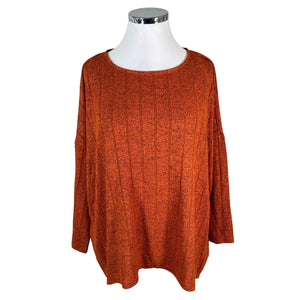 Naisten Zizzi - Neuletunika, koko 46 - Oranssi (1)