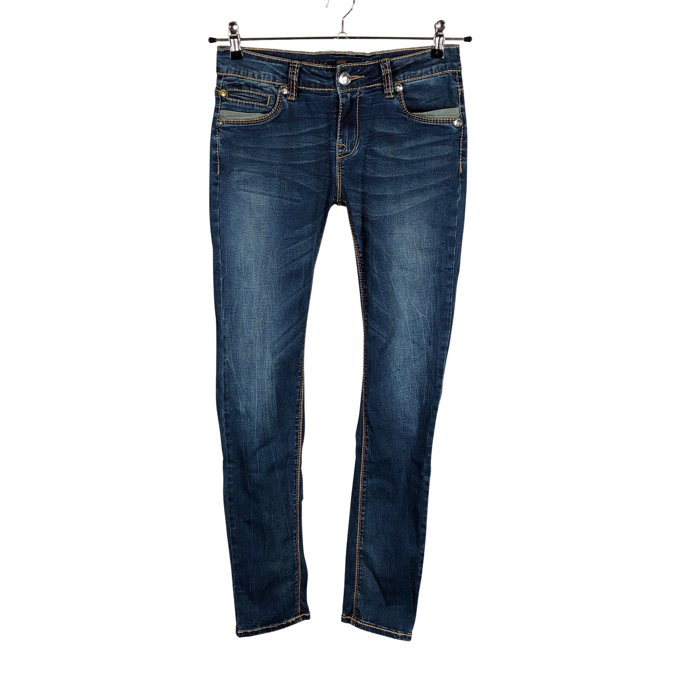 Naisten Blue Monkey - Farkut, koko W28 - Sininen (1)