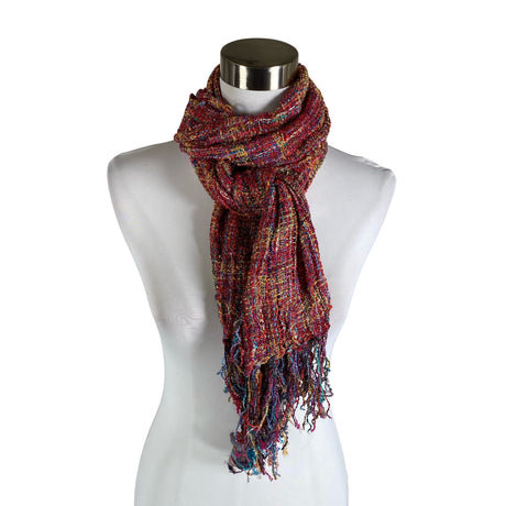 Naisten Mucros Weavers - Huivi, koko Maxi - Punainen ()