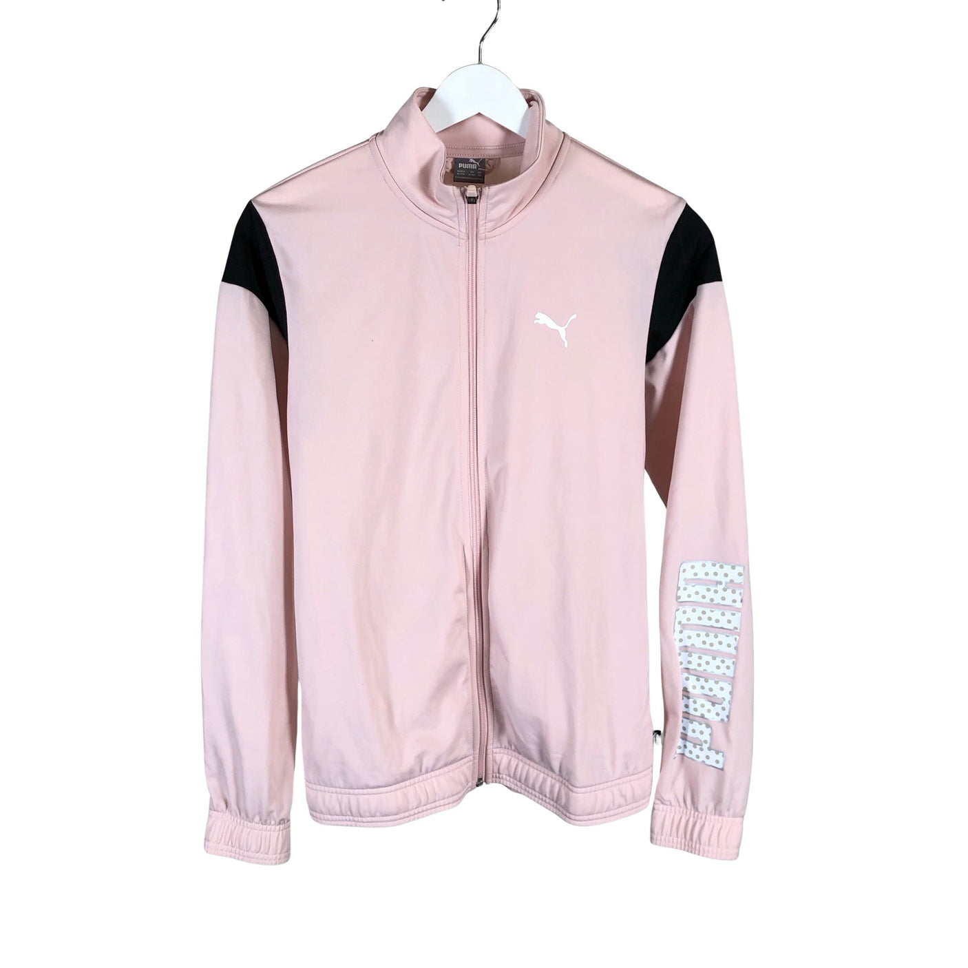 Tyttöjen Puma - Verryttelytakki, koko 170 - 176 - Vaaleanpunainen (1)