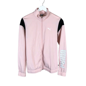 Tyttöjen Puma - Verryttelytakki, koko 170 - 176 - Vaaleanpunainen (1)