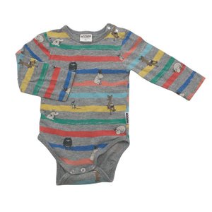 Unisex Martinex - Body, koko 68 - 74 - Harmaa (1)