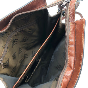 Naisten Three Bags - Olkalaukku, koko Midi - Ruskea (2)