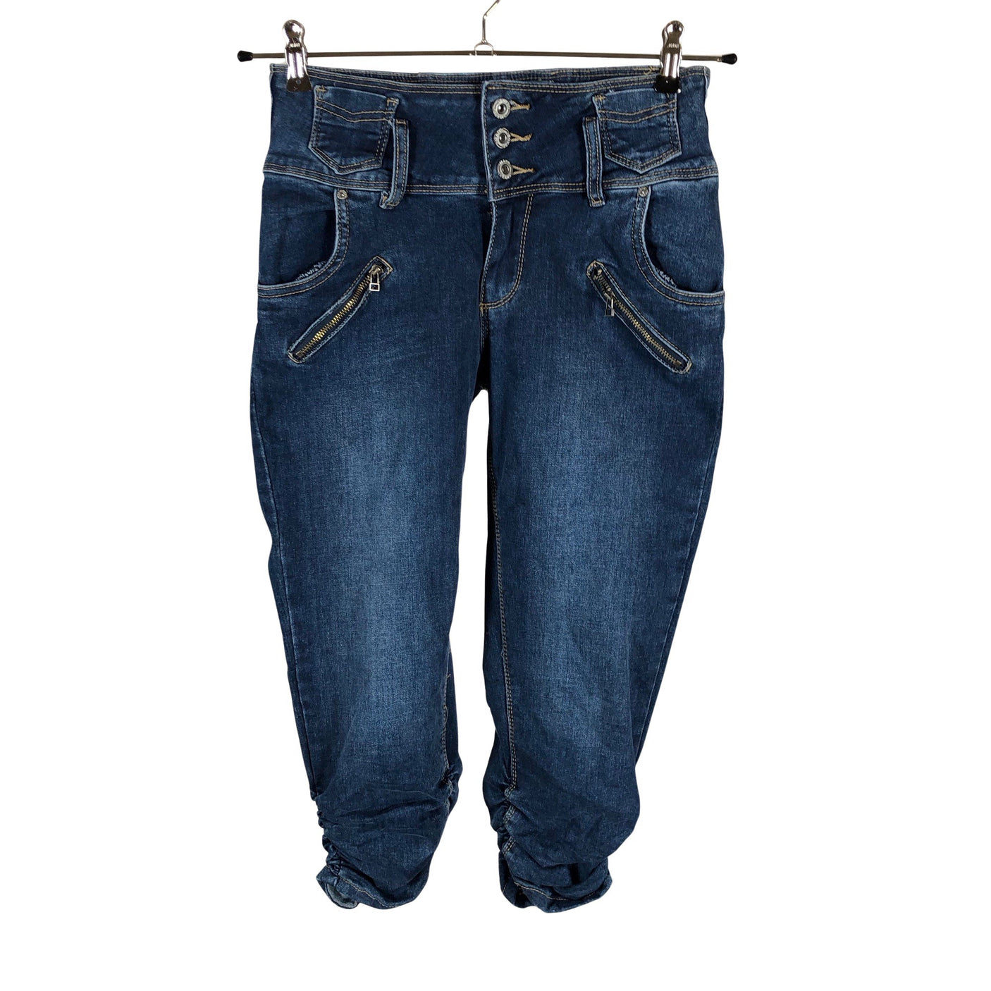Naisten M.A.P.P Jeans - Farkkucaprit, koko 38 - Sininen (1)