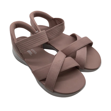 Naisten Skechers - Sandaalit, koko 37 - Vaaleanpunainen (2)