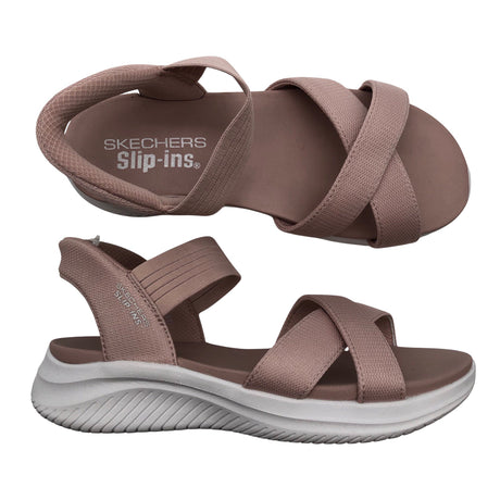 Naisten Skechers - Sandaalit, koko 37 - Vaaleanpunainen ()