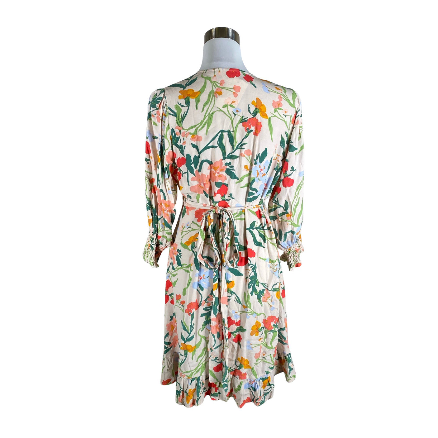 Naisten Part two - Sifonkimekko, koko 38 - Beige (2)