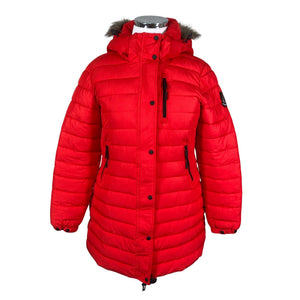 Naisten Superdry - Toppatakki, koko 42 - Punainen (1)