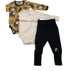 Unisex PaaPii - Body, koko 68 - 74 - Keltainen (1)