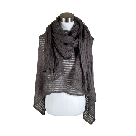 Naisten Your Face - Poncho, koko One size - Harmaa ()