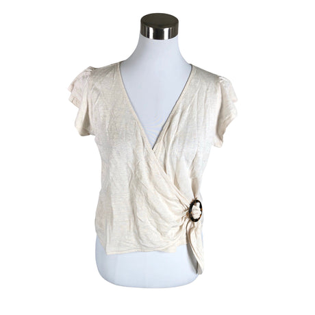 Naisten Banana Republic - Lyhythihainen pusero, koko 36 - Beige ()