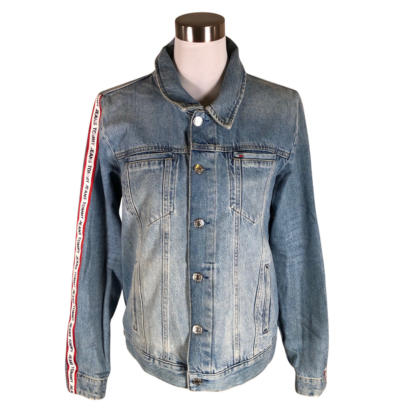 Naisten Tommy Jeans (Tommy Hilfiger) - Farkkutakki, koko 40 - Sininen (1)