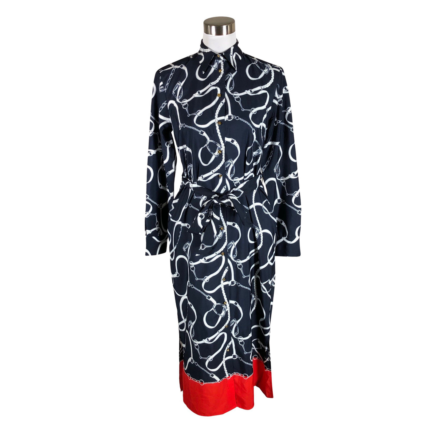 Naisten Lauren Ralph Lauren - Sifonkimekko, koko 36 - Sininen (1)