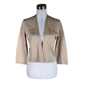 Naisten Esprit - Neuletakki, koko 40 - Beige (1)