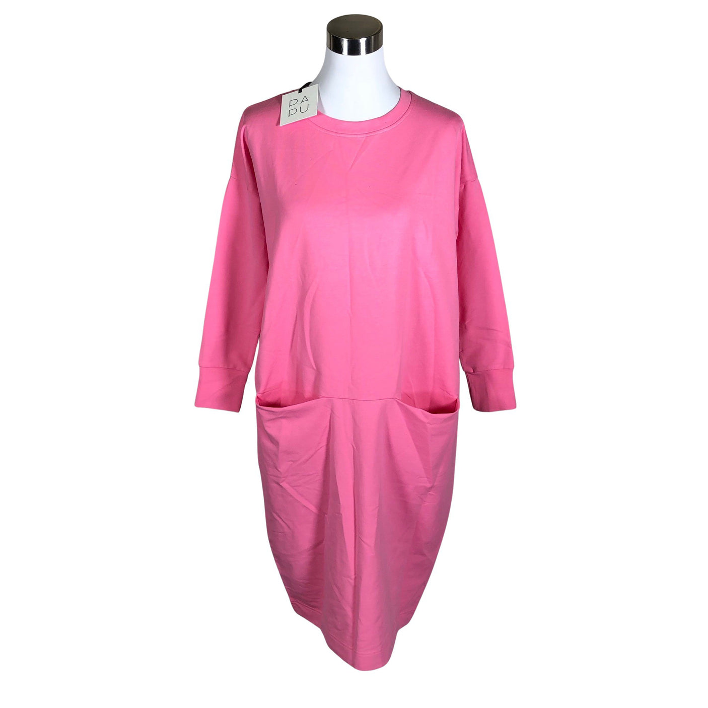 Naisten Papu - Trikoomekko, koko 34 - Pinkki (1)