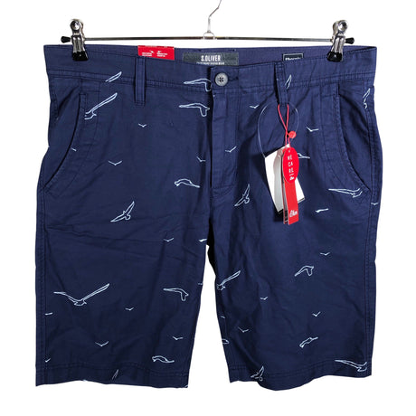Miesten s.Oliver - Shortsit, koko W34 - Sininen ()