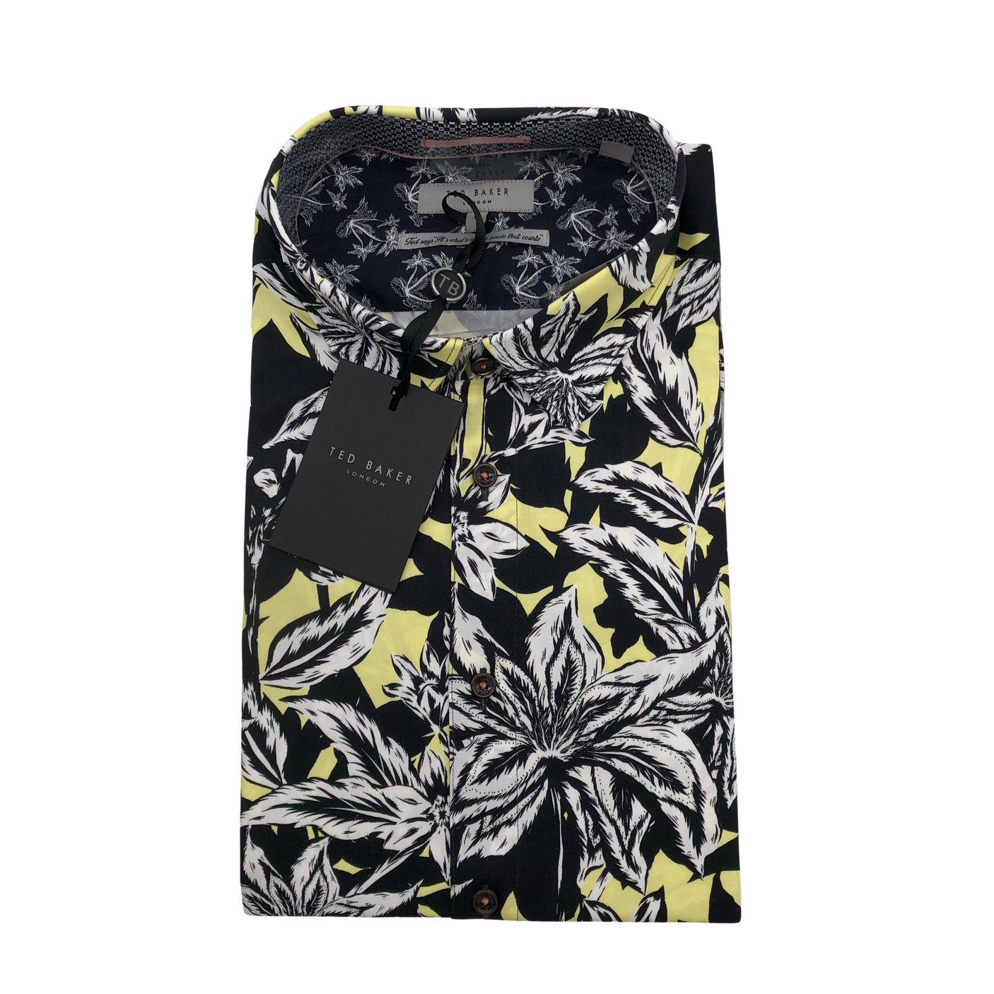 Miesten Ted Baker - Kauluspaita, koko XXL - Musta (1)