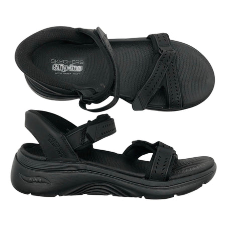 Naisten Skechers - Sandaalit, koko 37 - Musta ()
