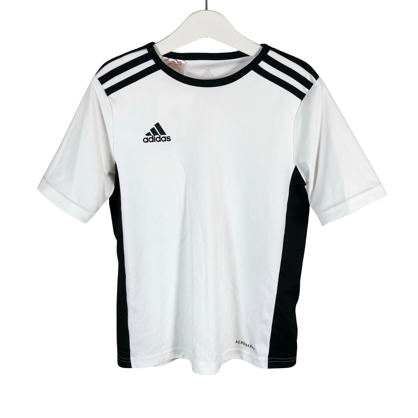 Unisex Adidas - Urheilupaita, lyhyet hihat, koko 134 - 140 - Valkoinen (1)
