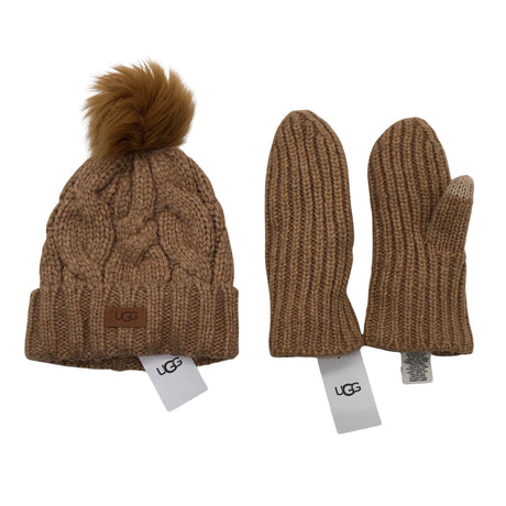 Naisten Ugg - Talvipipo, koko 52 - 54 cm - Ruskea ()