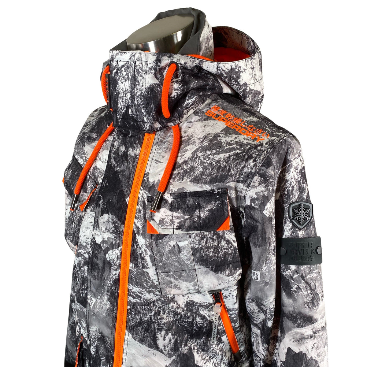Miesten Superdry - Toppatakki, koko XL - Harmaa (2)