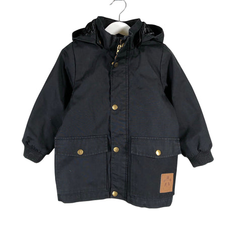 Unisex Mini Rodini - Kevyttoppatakki, koko 92 - 98 - Musta ()