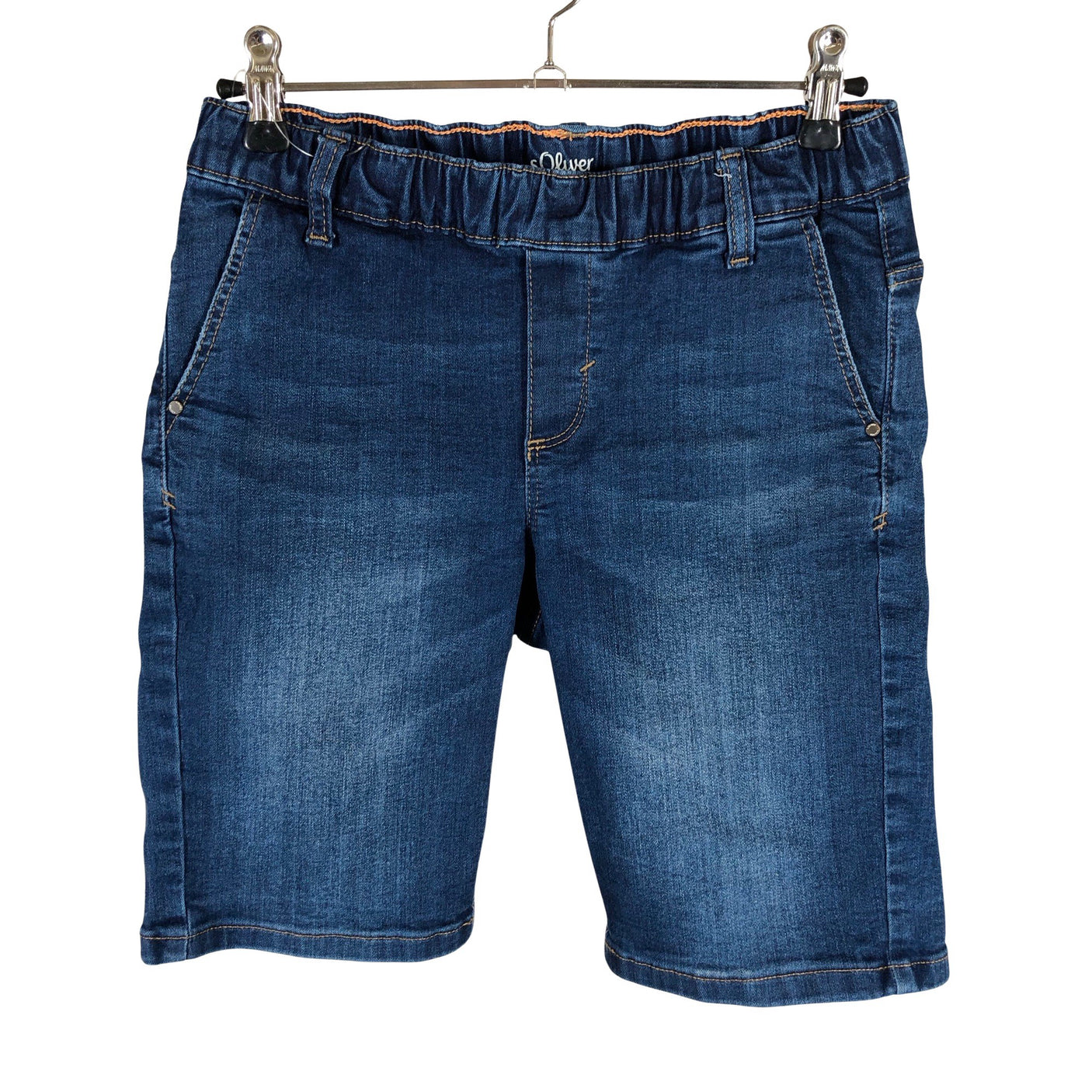 Unisex s.Oliver - Farkkushortsit, koko 134 - 140 - Sininen (1)