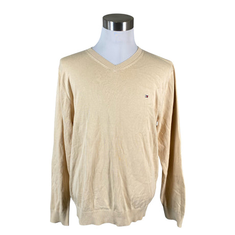 Miesten Tommy Hilfiger - Neulepaita, koko L - Beige ()